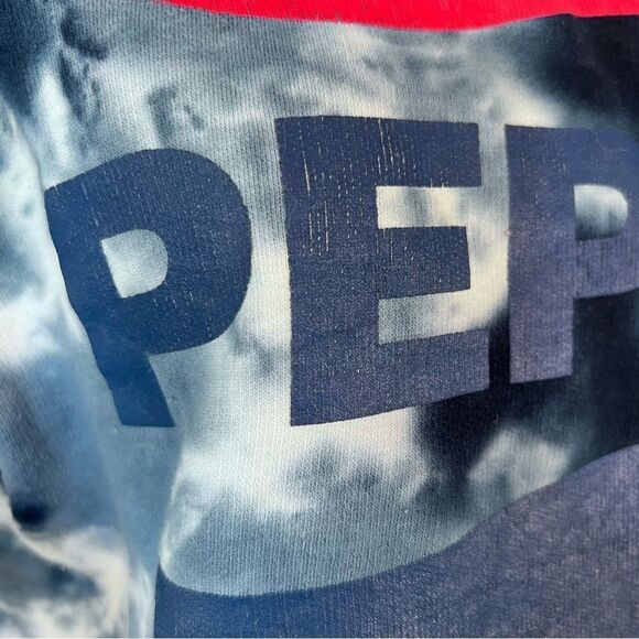 Pepsi Graphic Tie Dye Crop Hoodie - Picture 4 of 12